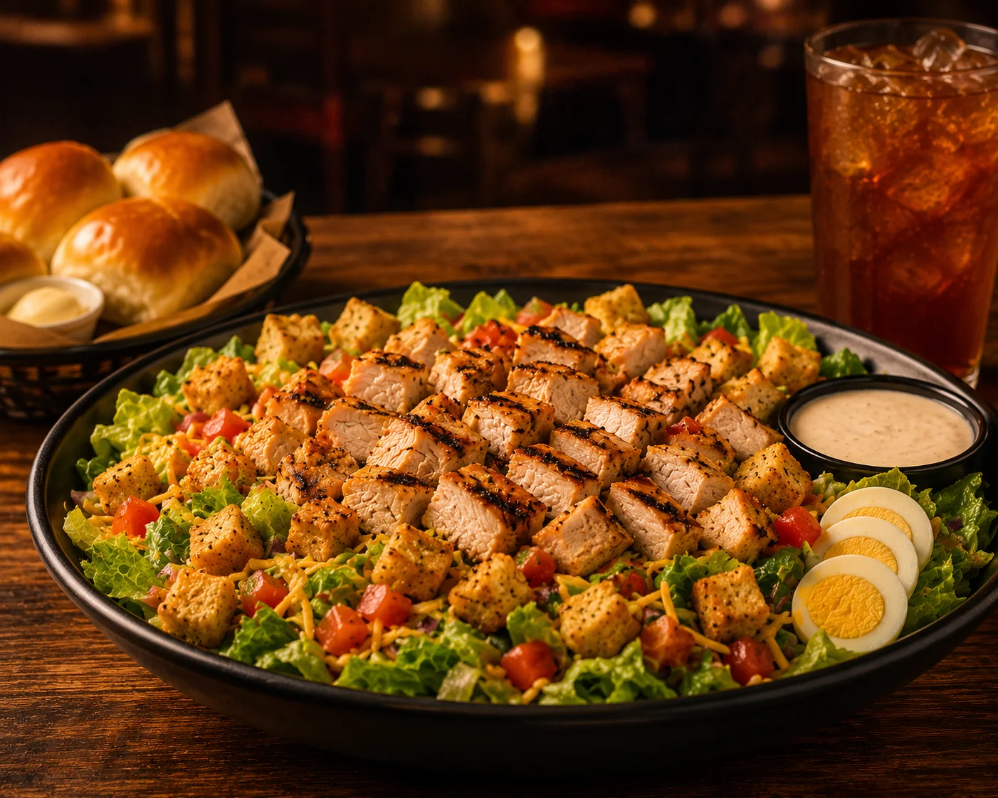 Family Sized Grilled Chicken Salad