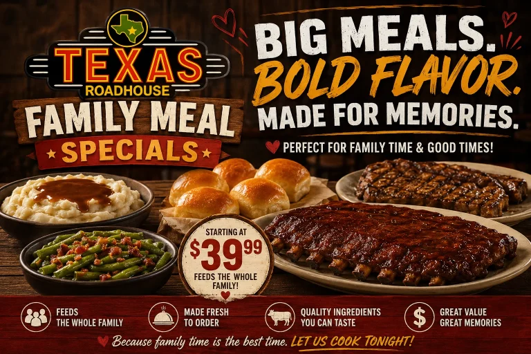 Texas Roadhouse Family Meal Specials